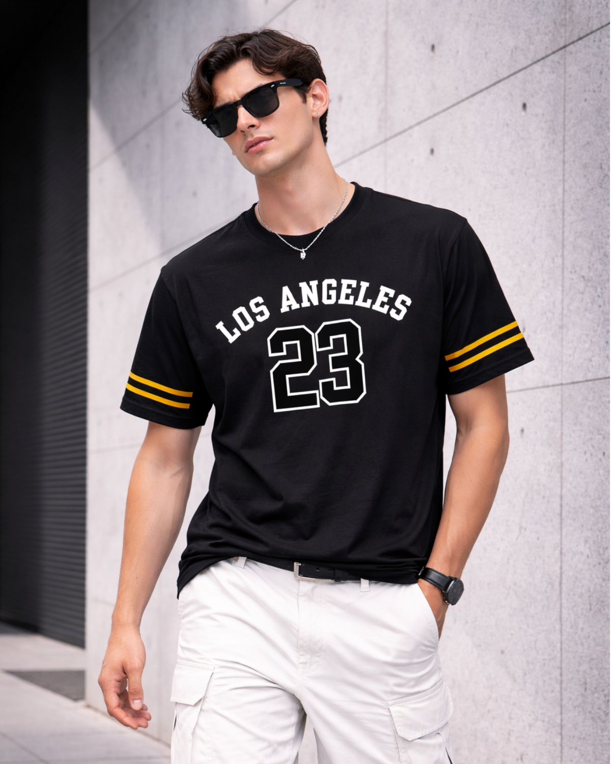 Man-Los Angeles 23 Varsity T-Shirt (Sport Street Edition)