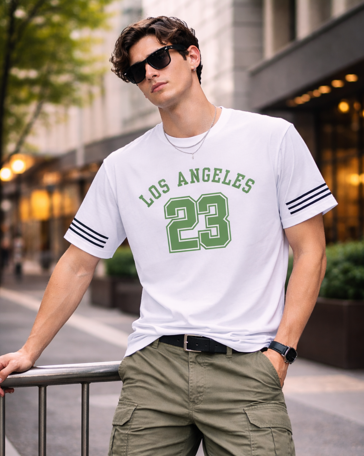 Man-Los Angeles 23 Varsity T-Shirt (Sport Street Edition)