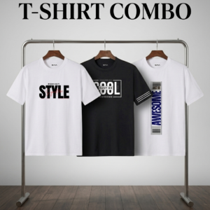 Premium Graphic T-Shirt Combo (Pack of 3) – Urban Style Edition | ISRA Fashion
