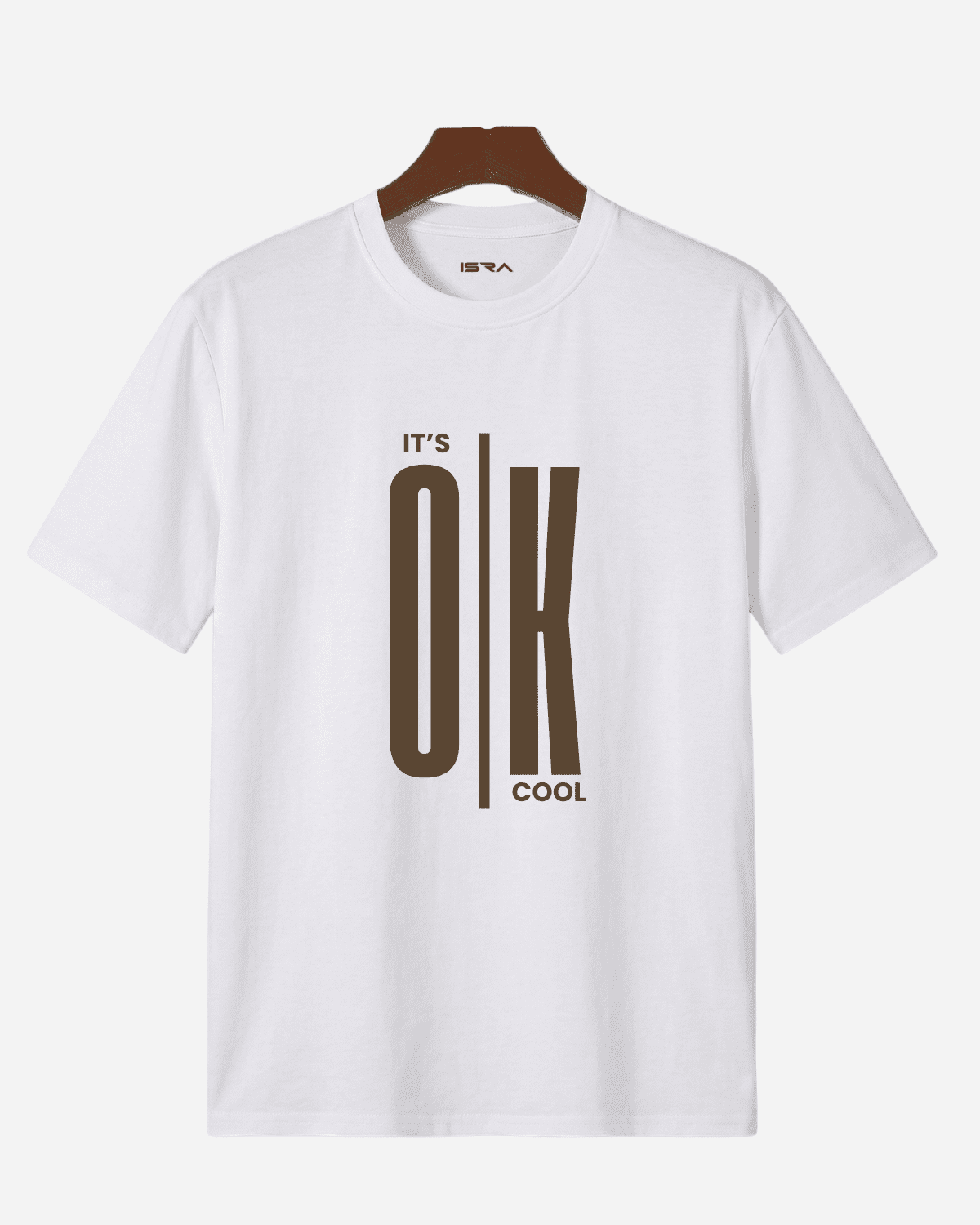 It’s OK Minimal Typography T-Shirt (Black & White)