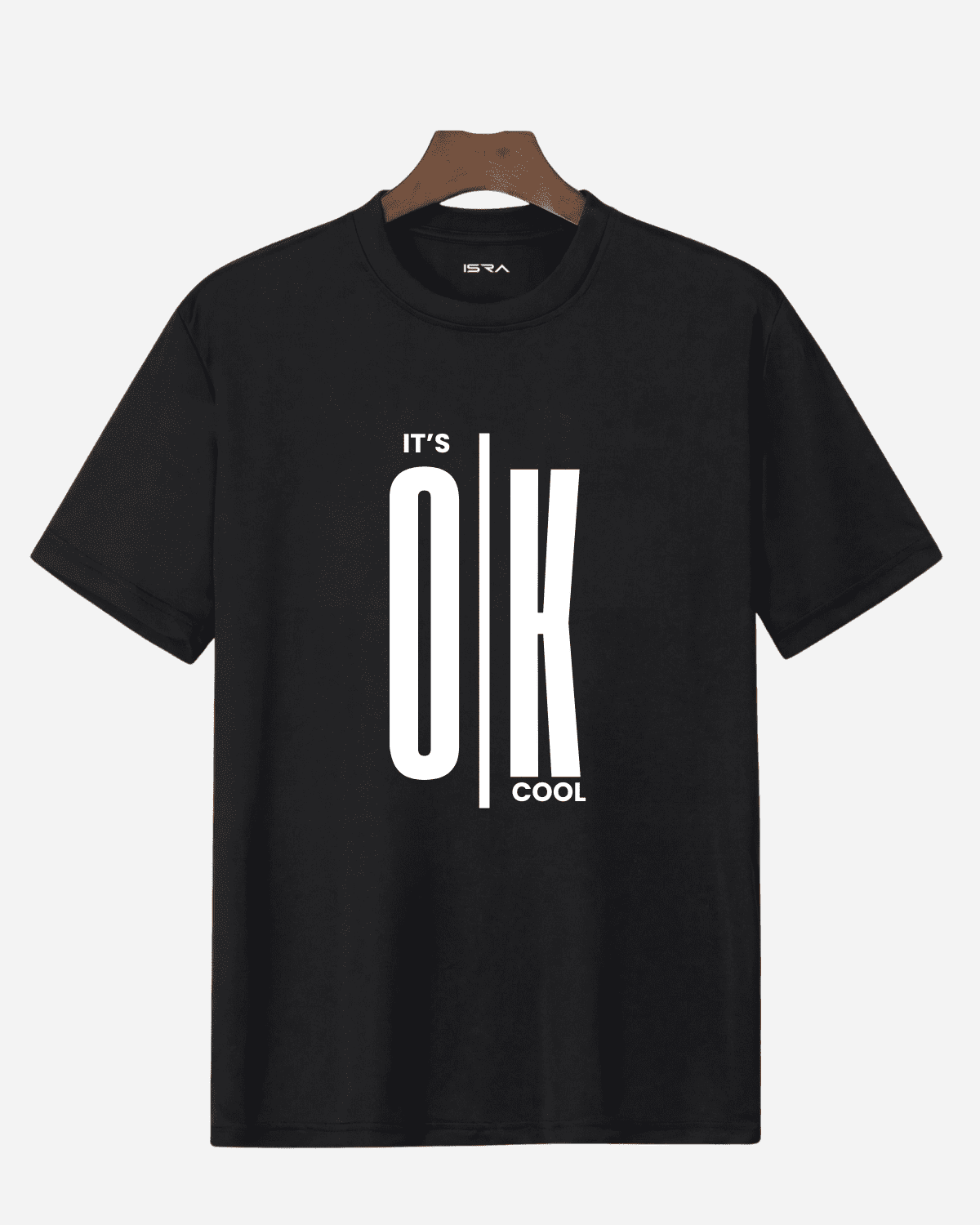 It’s OK Minimal Typography T-Shirt (Black & White)
